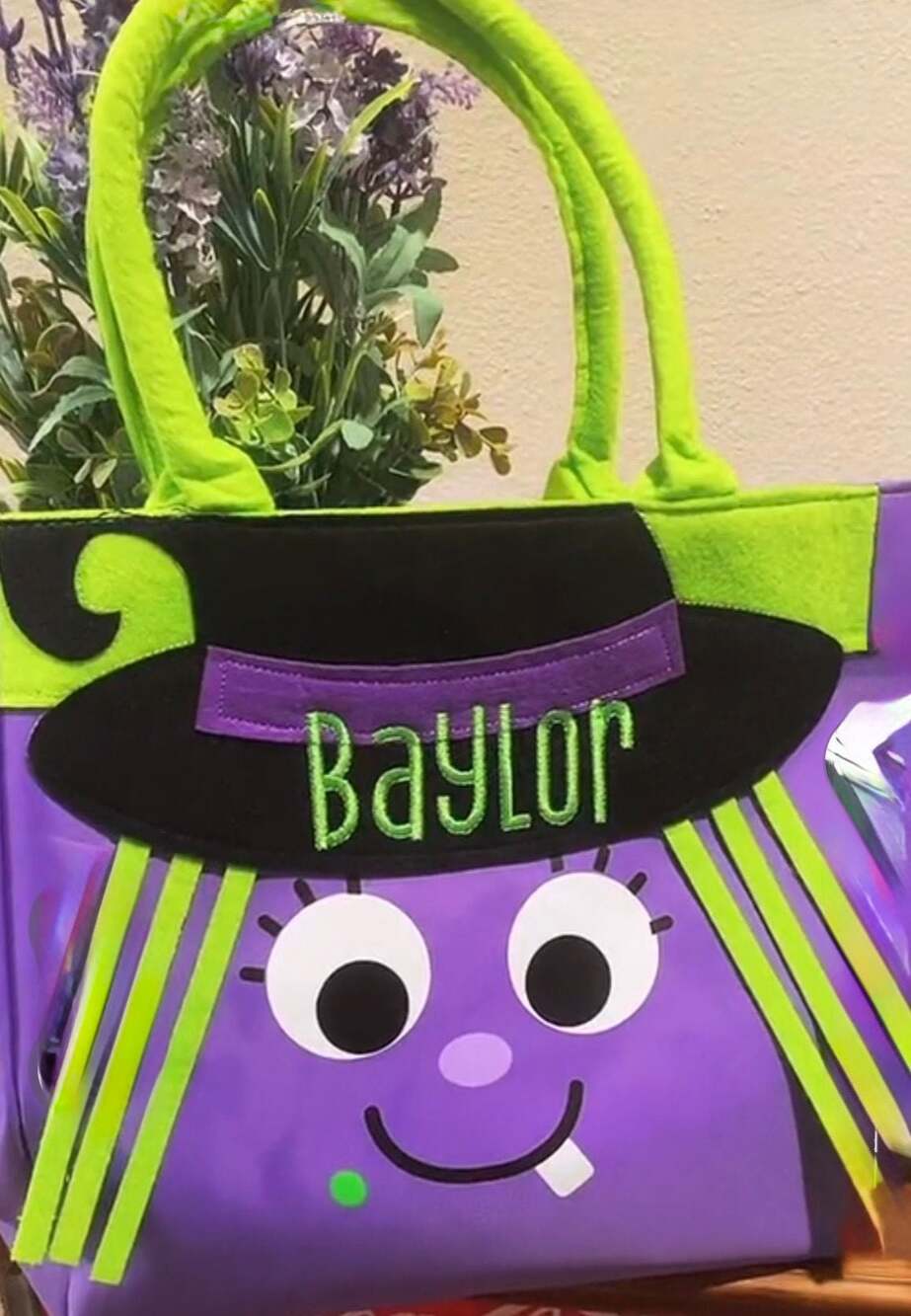 Lot of 14- Blanks Halloween Character Trick or Treat Canvas Tote Bags